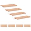 vidaXL Tappeti per scale 8 pz 80 x 25 x 2 cm Naturale