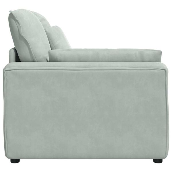 vidaXL Modulo Terminale Bracciolo Divano Modulare con Cuscini 100 cm