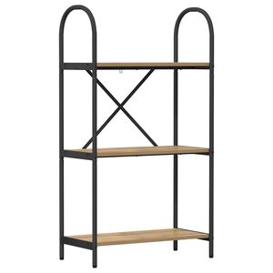 vidaXL Libreria 3 livelli 60 x 30 x 109 cm Legno ingegnerizzato