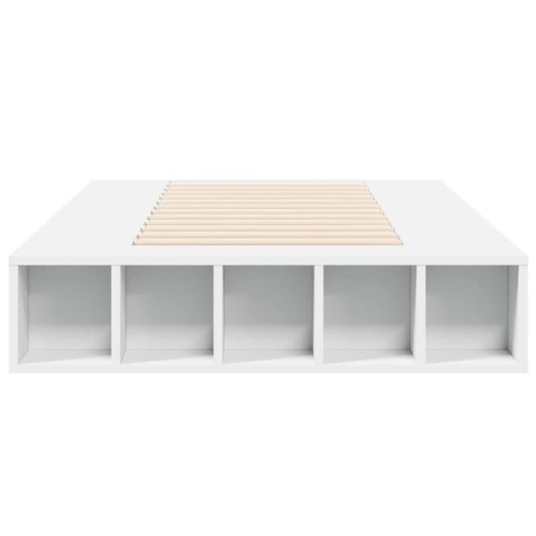 vidaXL Giroletto Bianco 90x190 cm in Legno Multistrato