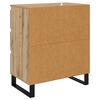 vidaXL Credenza Rovere artigianale 60 x 35 x 70 cm Legno multistrato