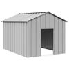 vidaXL Casetta per Cani con Tetto 113x153x101 cm Acciaio Zincato