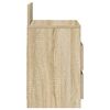 vidaXL Comodini 2 pz con 2 Cassetti Rovere Sonoma 40x33x60 cm