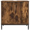 vidaXL Armadio per Lavabo da Bagno Rovere fumo 60,5 x 33,5 x 61 cm
