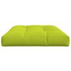 vidaXL Cuscino per Pallet Verde Brillante 120x80x12 cm in Tessuto