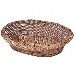 vidaXL Cesto/Cuccia per Cani in Vimini Naturale 69 cm