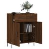 vidaXL Credenza Rovere Marrone 69,5x34x90 cm in Legno Multistrato