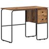 vidaXL Scrivania con Spazio di Archiviazione Legno di quercia