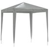 vidaXL Tenda Party 200 x 200 x 240 cm Grigio Chiaro PE e Acciaio