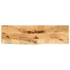 vidaXL Piano Tavolo 100x40x2,5 cm Bordi Vivi Legno di Mango Grezzo