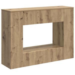 vidaXL Tavolo consolle Rovere Artigianale 101 x 29 x 74 cm