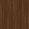 vidaXL Tavolino Rovere Marrone 100x45x45 cm Legno Multistrato e Ferro