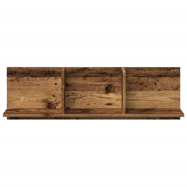 vidaXL Mobile a Parete 100x16,5x30 cm Legno Antico in Truciolato