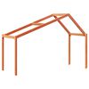 vidaXL Tetto Letto Bambini Marrone Cera 203x95,5x142 cm Massello Pino