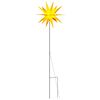 vidaXL Luce di Natale con Picco Terra e LED Pieghevole Gialla 57 cm
