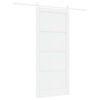 vidaXL Porta scorrevole 93 x 211 cm Legno ingegnerizzato Bianco