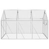 vidaXL Voliera Argento 1,79x3x1,85 m in Alluminio