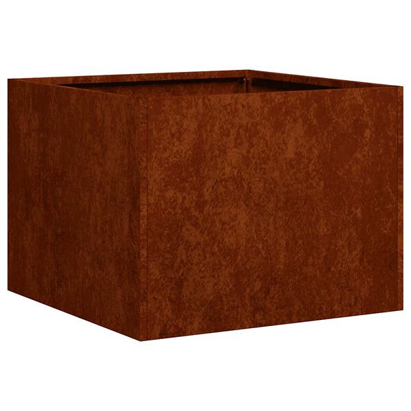 vidaXL Fioriera Arrugginita 40x40x30 cm in Acciaio Corten
