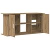 vidaXL Supporto per acquario artigianale in rovere 121x41x58 cm in legno ingegnerizzato