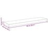 vidaXL Scaffali a Parete 2 pz Grigi 90x23,5x3,8 cm in MDF