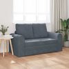 vidaXL Divano letto Grigio scuro 148 x 71 x 83 cm Velluto