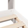 vidaXL Letto senza Materasso Bianco 140x190 cm Legno Massello di Pino