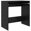 vidaXL Scrivania Rovere Nero Legno ingegnerizzato 77.5 x 43 x 79 cm