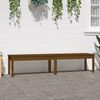 vidaXL Panca Giardino 2 Posti Ambra 203,5x44x45cm Legno Massello Pino