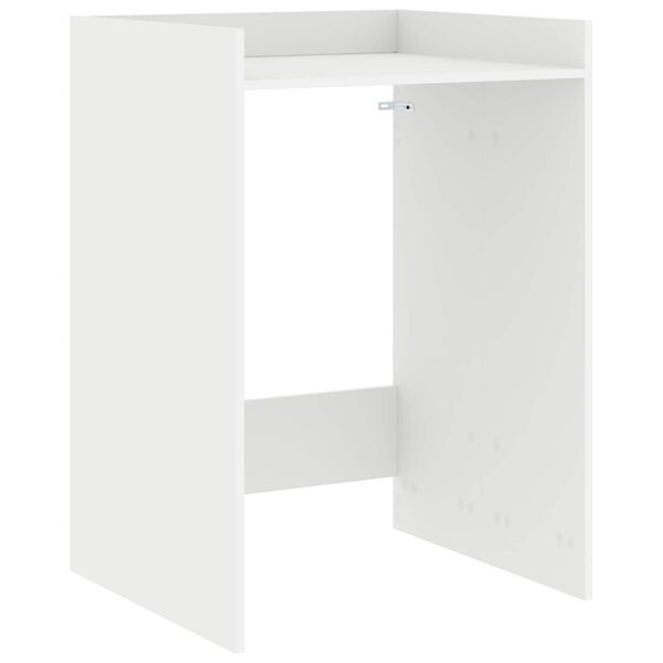 vidaXL Mobiletto per lavatrice Bianco 67,5 x 62 x 97 cm