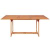 vidaXL Set da Pranzo da Giardino 9 pz in Legno Massello di Teak