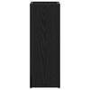 vidaXL Supporto per Ombrellone Rovere Nero 20 x 20 x 55,5 cm