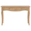 vidaXL Tavolo Consolle 2 Cassetti 110x35x76 cm Legno Massello di Pino