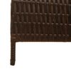 vidaXL Divider per stanze Marrone 195 x 180 cm polyrattan