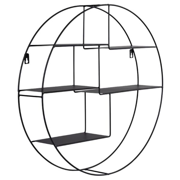 House Nordic Mensola Sophie in Acciaio Nero