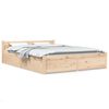vidaXL Giroletto con Cassetti 135x190 cm Double