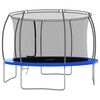 vidaXL Set Trampolino Rotondo 366x80 cm 150 kg