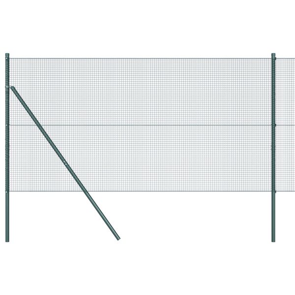 vidaXL Palo della recinzione Verde 10 x 1,4 m (rete 16 x 16 mm)