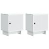vidaXL Armadio da Notte 2 pz Bianco 43 x 34,5 x 50 cm