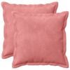 vidaXL Cuscino con cuscino HOUTEN 2 pz Rosa Velluto