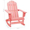 vidaXL Sedia a Dondolo Giardino Adirondack in Legno di Abete Rosa