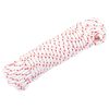 vidaXL Fune di Avviamento a Strappo Bianco e Rosso &Oslash;4 mm 10 m in Nylon