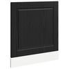 vidaXL Pannello lavastoviglie PORTO Rovere Nero 60 x 1,5 x 57 cm