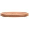 vidaXL Piano per Tavolo &Oslash;50x4 cm Rotondo in Legno Massello di Faggio