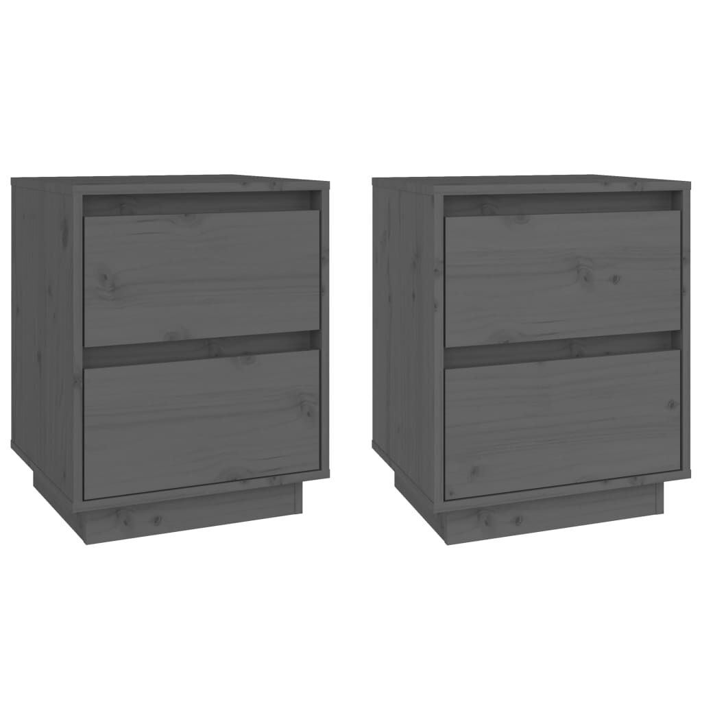 Comodino In Legno Massello Di Pino VidaXL - 40x30,5x40 Cm, Design Naturale E Resistente - Foto 5