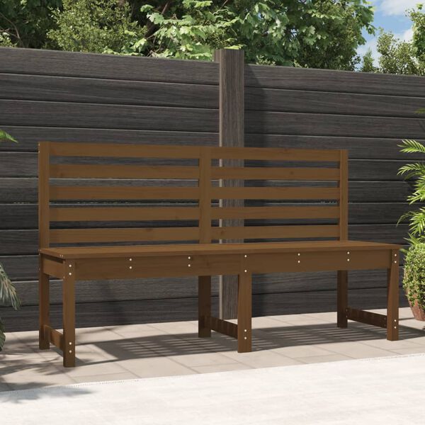 vidaXL Panca da Giardino Ambra 157,5 cm in Legno Massello di Pino