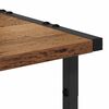 vidaXL Supporto per Stampante Legno vecchio 41 x 28 x 33.5 cm