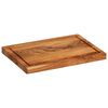 vidaXL Tagliere 35x25x2,5 cm in Legno Massello di Acacia