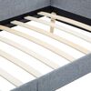 vidaXL Telaio Divano Letto in Tessuto Grigio Chiaro
