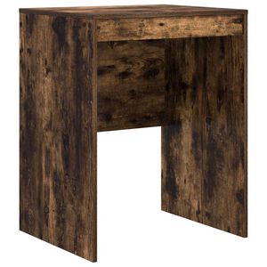 vidaXL Scrivania Rovere fum&eacute; 60 x 50 x 76 cm
