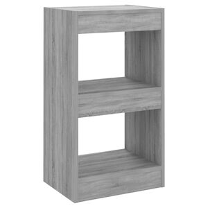 vidaXL Libreria/Divisorio Grigio Sonoma 40x30x72 cm